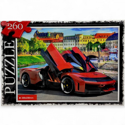 ПАЗЛИ 260 ЕЛЕМЕНТІВ ЧЕРВОНИЙ СПОРТКАР Dankotoys С260-14-01,02,03,04...16