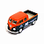 Дитяча колекційна машинка KT5396W інерційна  Orange