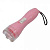 Ліхтарик на батарейках (довжина - 10 см) рожевий MIC 119