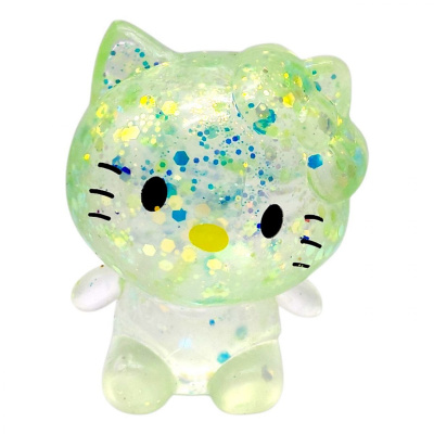 Антистрес жуйка-тягучка Hello Kitty 8 см (ЗЕЛЕНИЙ) MIC MS-24-11-103