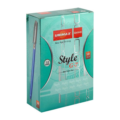 Ручка кулькова Style G7-3, фіолетова UNIMAX UX-103-11