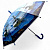 Парасолька, довжина - 67 см; діаметр купола -  (БЛАКИТНА) MIC д6001/0