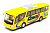 Інерційний автобус Coach (жовтий) Kinsmart KS7101W