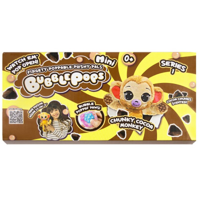 М’яка іграшка з ароматом Bubble Pops міні. Шоколадна мавпа (20 см) Bubble Pops 2402005/6