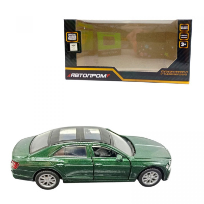 машина металева Bentley Flying Spur Hybrid (ТЕМНО-ЗЕЛЕНИЙ) Автопром 4380
