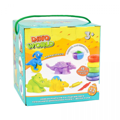 Набір для творчості Містер тісто. Dino World, укр Strateg 41012