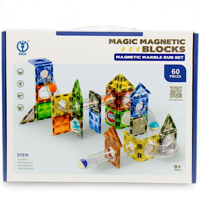 Конструктор магнітний з кульками, 60 деталей Dige 3306