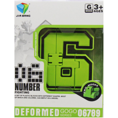 Трансформер-цифра Number Fighting: 6 MIC 788-72Y