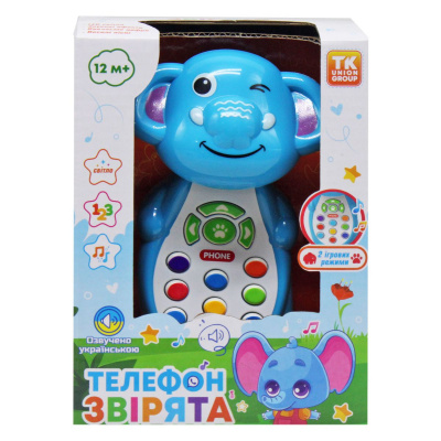 Інтерактивна іграшка Телефон: Слоненя (укр) TK Group 63526