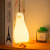 Нічник силіконовий Качка Lie in peace duck sleep Lamp, акумулятор MIC C71561