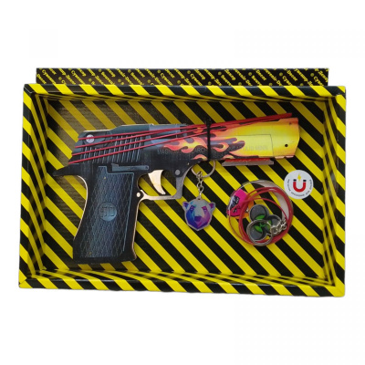 Гумкостріл дерев`яний Desert eagle blaze Сувенир-Декор DE-BL