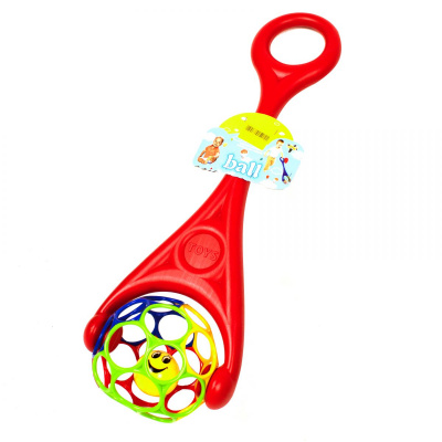 Каталка з кулькою-брязкальцем Oball (червона) MiC 3501