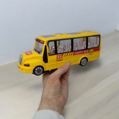 Машинка музична Шкільний автобус, з підсвічуванням AOEMEISI TOYS 636