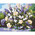 Алмазна мозаїка Букет польових квітів 40х50 см Origami OD3073
