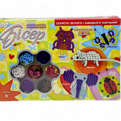 Набір для творчості Бісер, укр Dankotoys Б6-4