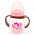 Поїльник-непроливайка з силіконовим носиком, рожевий Mega Zayka №0314