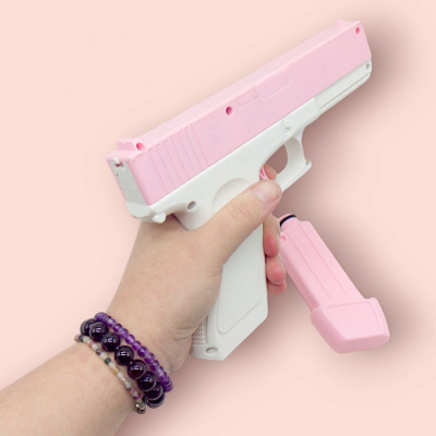 Водний пістолет Water gun, 22 см, рожевий MIC 6809