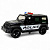 Машинка металева АВТОПРОМ. MERCEDES-BENZ G-CLASS POLICE (ЧОРНА) Автопром AP4388