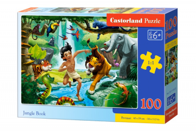 Пазли Книга Джунглів, 100 елементів Castorland В-111022