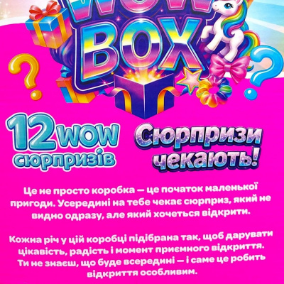 Секретний Wow Box 12 пакетиків з іграшками-сюрпризами, в коробці MIC 95948