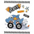 Набір з алмазною мозаїкою (вибірковою) Машина-дельфін 15x20см Ідейка AMV1231 Набір з алмазною мозаїкою (вибірковою) Машина-дельфін 15x20см Ідейка AMV1231