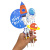 Топпер на торт дитячий  Happy Birthday - КОСМОС MIC 39366