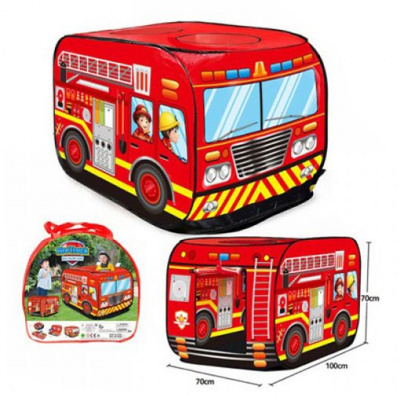 Намет дитячий Пожежна машина (100х70х70 см) MIC HF095-D/HF096