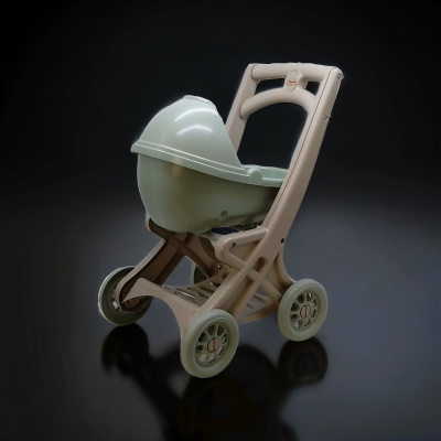 Візок для ляльок з люлькою, еко серія Doloni 0121/01eco