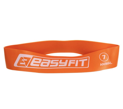 Резинка для фітнесу #7 animal, помаранчева EasyFit EF-1813-7