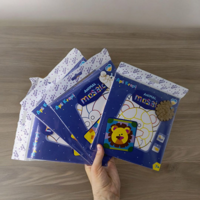 Мозаїка дитяча з фоамірану Бабка, 20х20 см Аплі Краплі МД-03