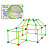 Дитячий конструктор "Build your own den" 2020-46 каркас, кульки, палички