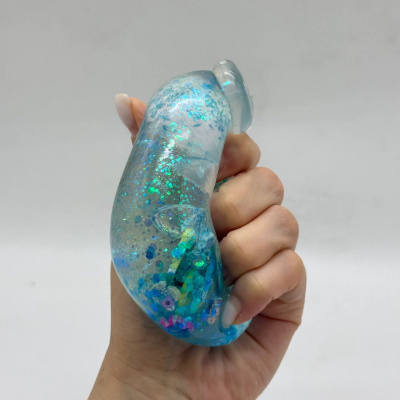 Сквіш антистресс Пляшка з фруктами 8cm (БЛАКИТНИЙ) МІС 712187