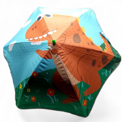 Парасолька тростина, поглиблений купол, світовідбиваючі смужки, свисток; висота - 66 см, діаметр купола - 77 см (ЗЕЛЕНА) MIC C68654