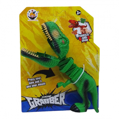 Іграшка-кусачка Динозавр Тиранозавр (зелений) Huijixing toys HC290
