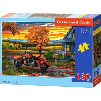 Пазли Осіння поїздка 180 елементів Castorland B-018567