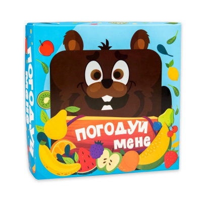 Настільна гра Погодуй мене: Бобер (укр) Strateg 30378