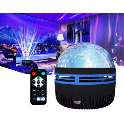 Нічник Star Light. mini (рухлива проєкція, реагує на звук, пульт) MIC C67925