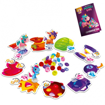 Гра настільна, маршрутна Алмаз бум. Єдиноріжки Vladi Toys VT8055-31