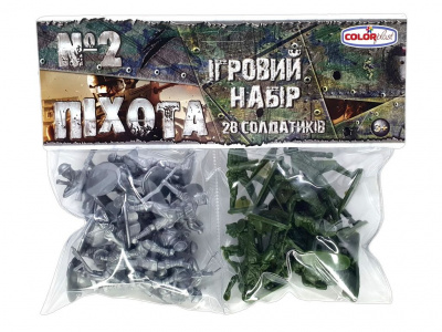 Військовий набір Піхота №2 арт. 1-041 Colorplast 1-041