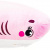 Іграшка плюшева "Акула" FWPTSHARK22PK0080 рожева 80 см