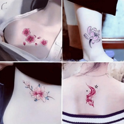 Набір дитячих тимчасових татуювань "Кольорові міні №1" color-tattoo-mini-set-30