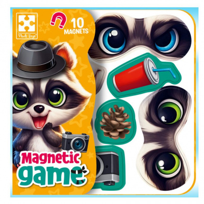 Гра розвиваюча Vladi Toys магнітна Емоції Єнота (укр) Vladi Toys VT3220-03