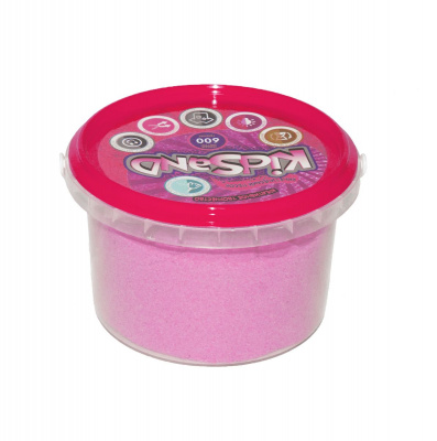 Кінетичний пісок KidSand, рожевий, 600 г Dankotoys KS-01-05