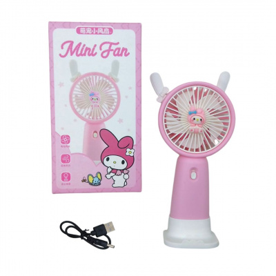 Вентилятор Аніме. My Melody вбудований акумулятор MIC 1688M