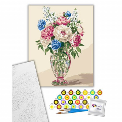 Картина за номерами Букет польових квітів 40х50 см Art Craft 13166-AC