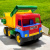 Самоскид Middle truck, жовтий+ червоний Wader 39222