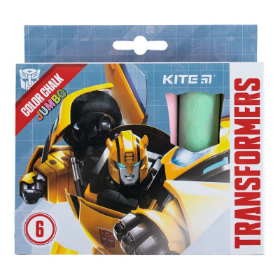 Крейда кольорова Jumbo, 6 кол. TF KITE канцелярія TF24-073