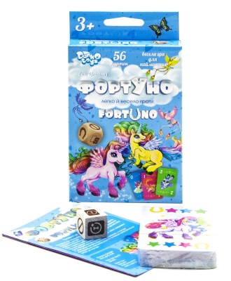 Карткова гра Фортуна. Cute Unicorns (укр) Dankotoys UF-04-01U