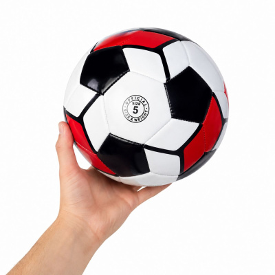 Мʼяч футбольний №5 PVC 320 г (ЧЕРВОНО-ЖОВТИЙ) MIC BT-FB-0337
