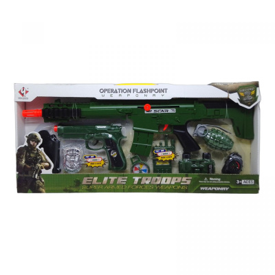 Військовий набір Elite troops (9 елем) YUE QIANG M018A